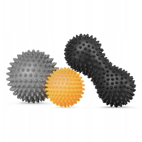 Купить Массажный мяч  Trex Sport TX-003MSB PVC 3в1 набор в Киеве - фото №1